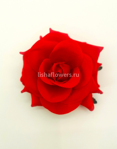 Роза бархатная 11см.Арт.22H8